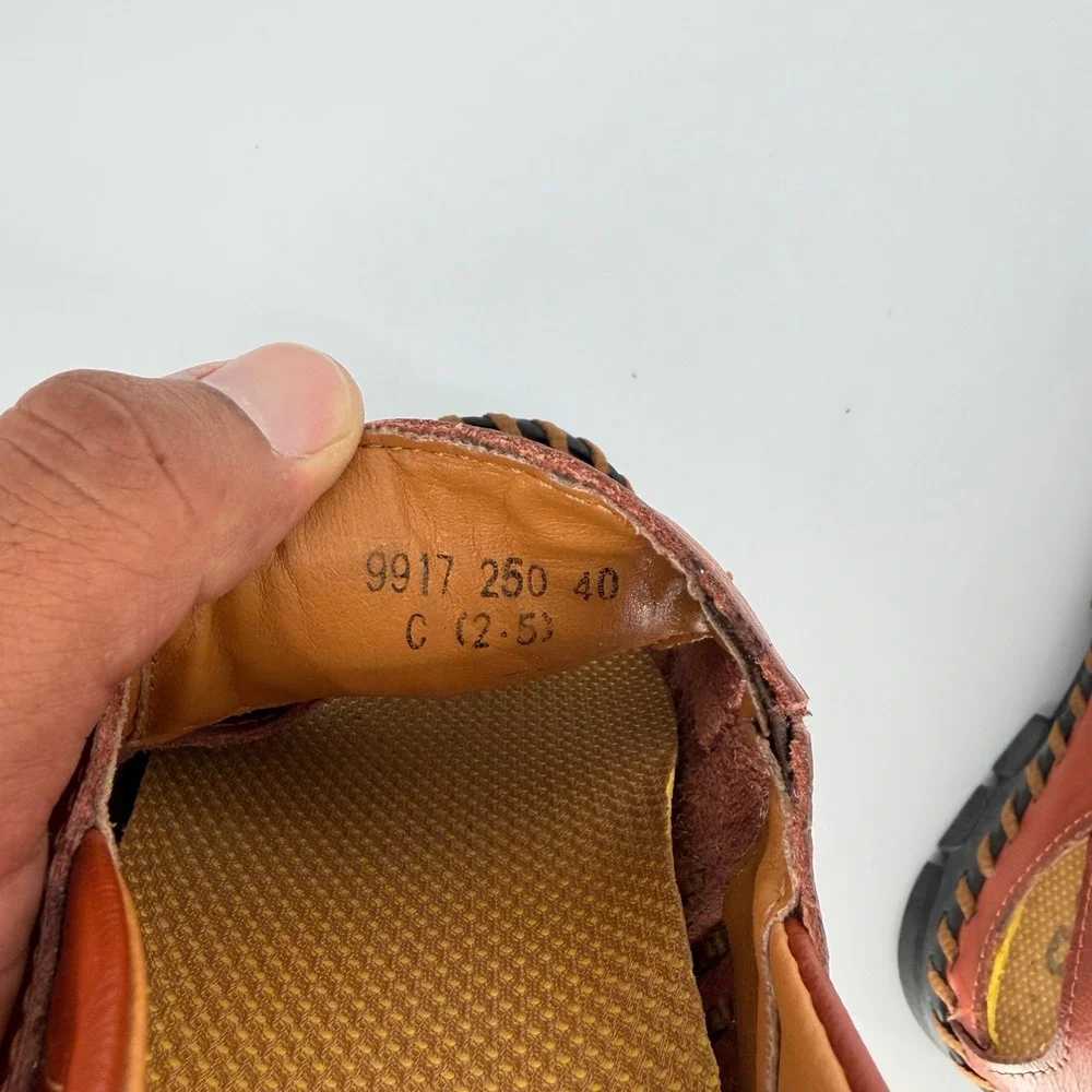 CLOHOO mens leather
